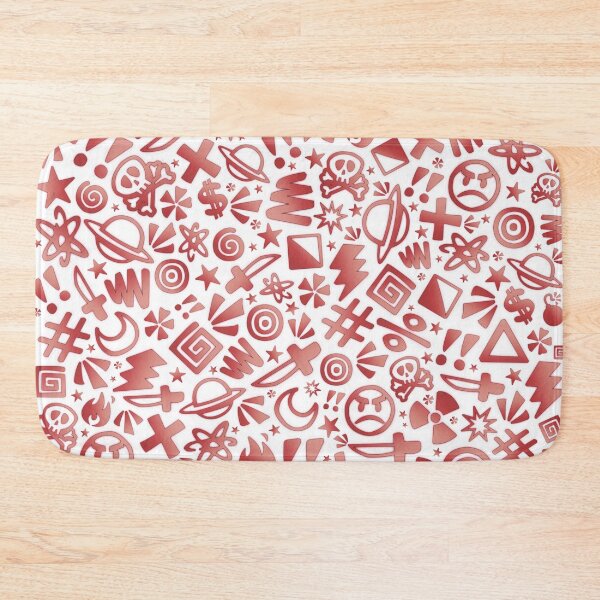 Item preview, Random Doodles Red designed and sold by Batts Clay.