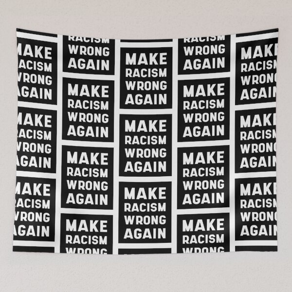 Item preview, Make Racism Wrong Again Anti-Hate 86 45 Resist Message - Protest Gifts designed and sold by DiogoCalheiros.