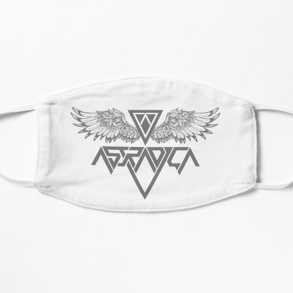 Astradica bandlogo with wings Mask