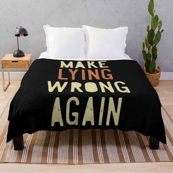 Item preview, Make Lying Wrong Again T-shirts - Make Lying Wrong Again Masks  designed and sold by outmaneljalili.