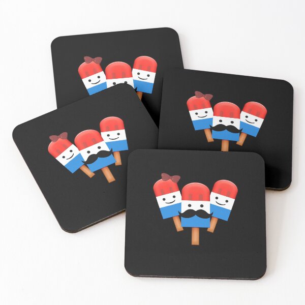 Item preview, Patriotic popsicle family designed and sold by Djalane.