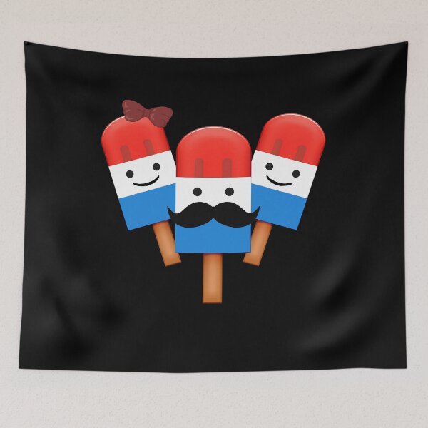 Item preview, Patriotic popsicle family designed and sold by Djalane.