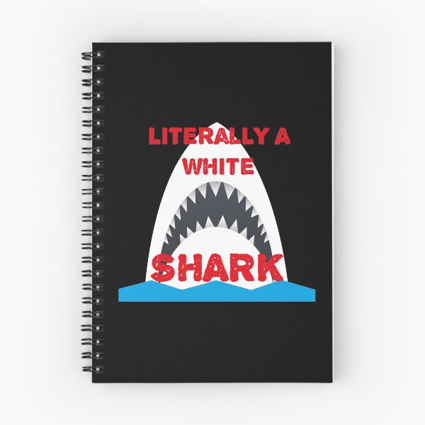Item preview, LITERALLY A WHITE SHARK SAVE SHARKS DESIGN designed and sold by Picspot.