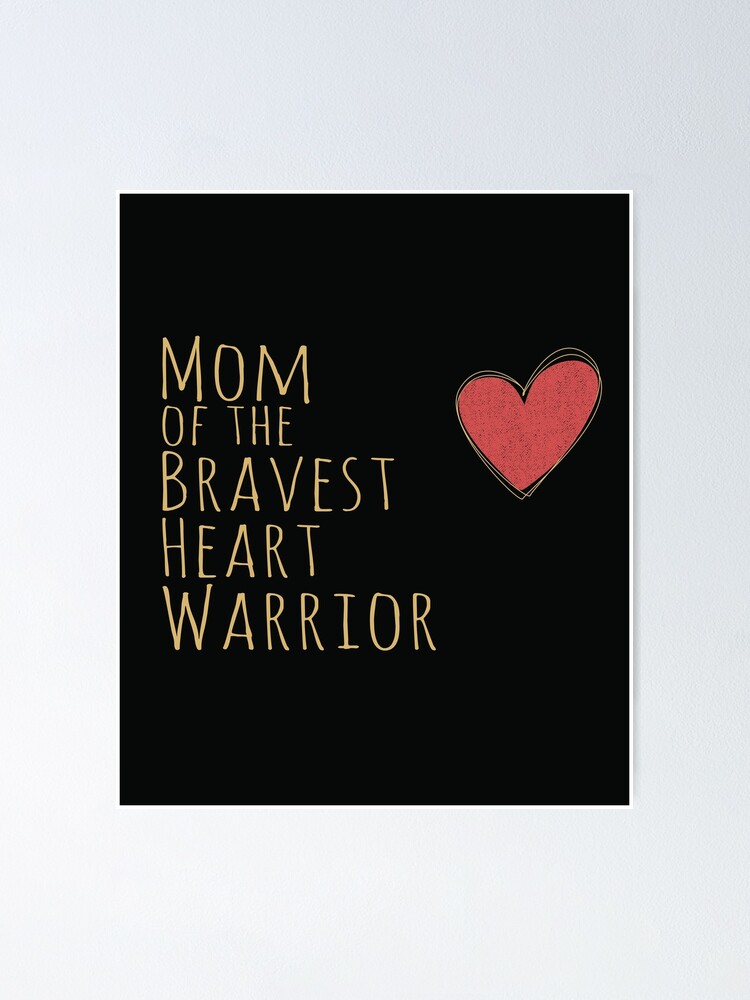 Mom Of A Heart Warrior Chd Awareness Shirt Mom Of A Heart Warrior Chd Awareness Shirt