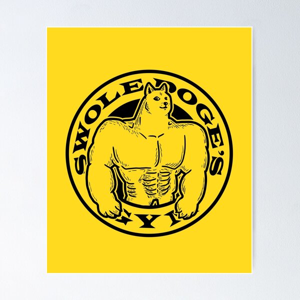 Artikel-Vorschau von Swole Doge Gym, designt und verkauft von Yipptee Shirts.