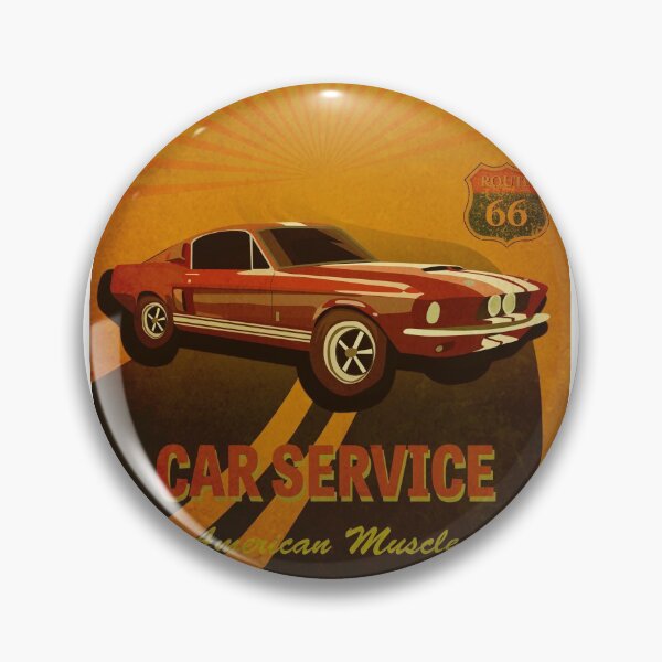 Item preview, Retro Ford Mustang designed and sold by ArtbyThijs.