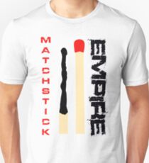 Matchstick Empire - Red and Black Unisex T-Shirt