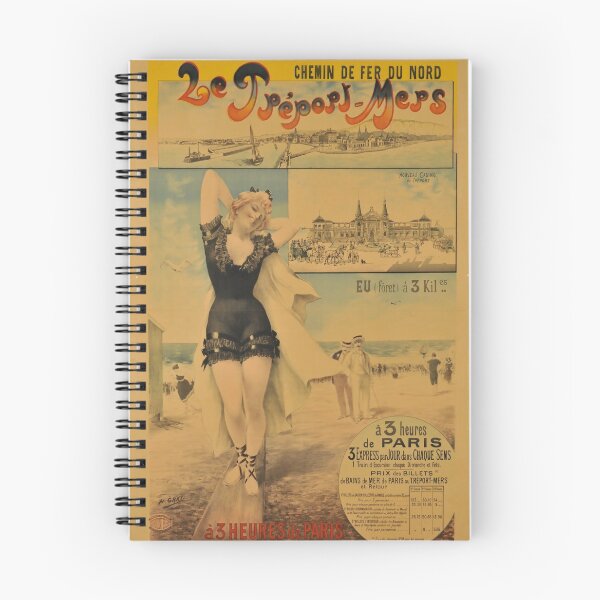 Item preview, NORD Le Treport Mers vintage travel poster designed and sold by stickart-marek.