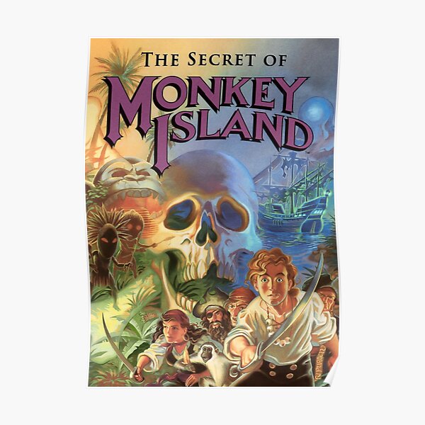 THE SECRET OF MONKEY ISLAND Póster
