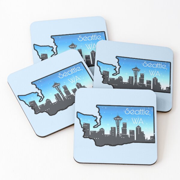 Item preview, Seattle Washington State Skyline designed and sold by Katies1800.