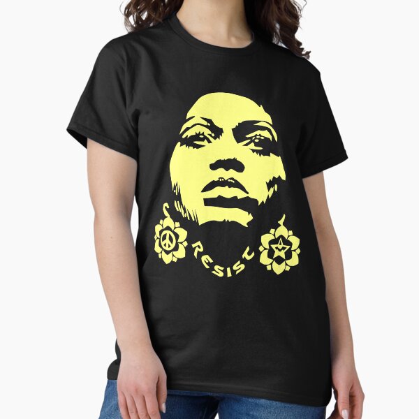 Vista previa del artículo con la obra «Angela Davis», diseñado y vendido por zuen.