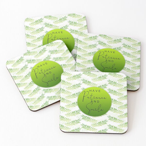Item preview, have Patience and Smile - green designed and sold by Yesido.