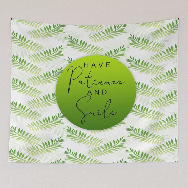 Item preview, have Patience and Smile - green designed and sold by Yesido.