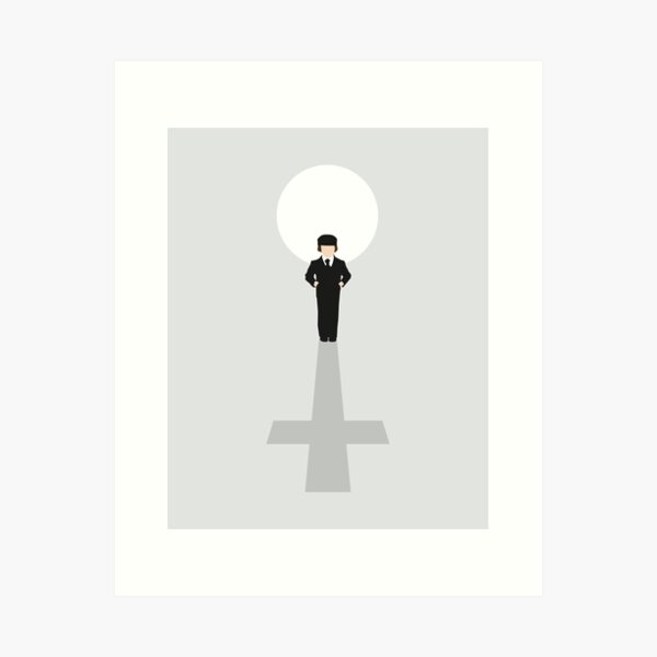 Item preview, The Omen movie inspired minimalist design designed and sold by PetitPanther.