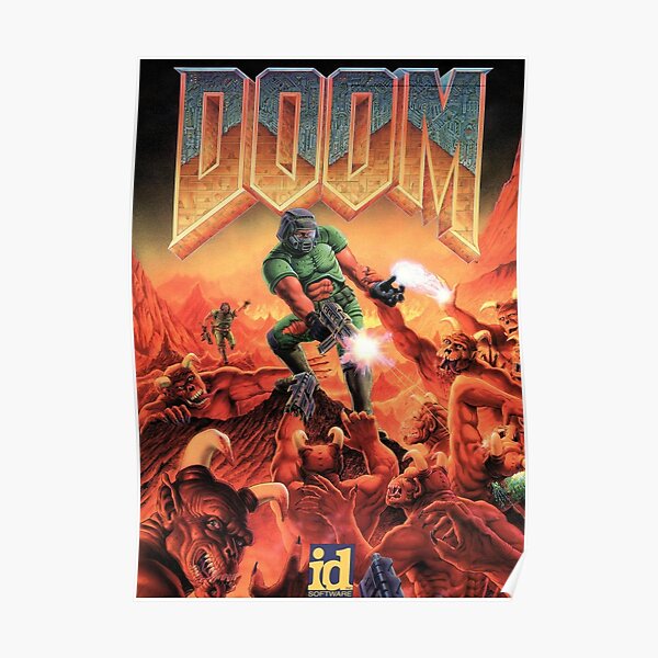 DOOM GAME BOX COVER Poster