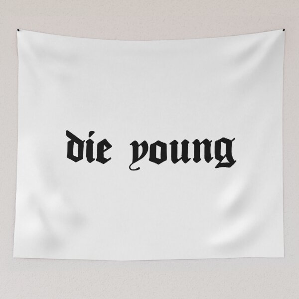 Item preview, Lil Peep Die Young Original Tattoo Design designed and sold by nmrkdesigns.