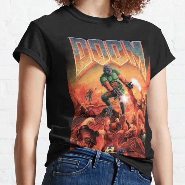 DOOM GAME BOX COVER Classic T-Shirt