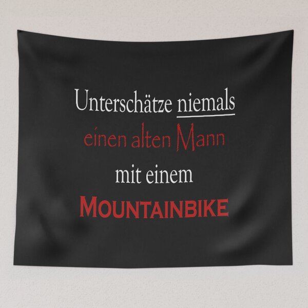 Item preview, old man mountain bike, gift designed and sold by Kuma518.
