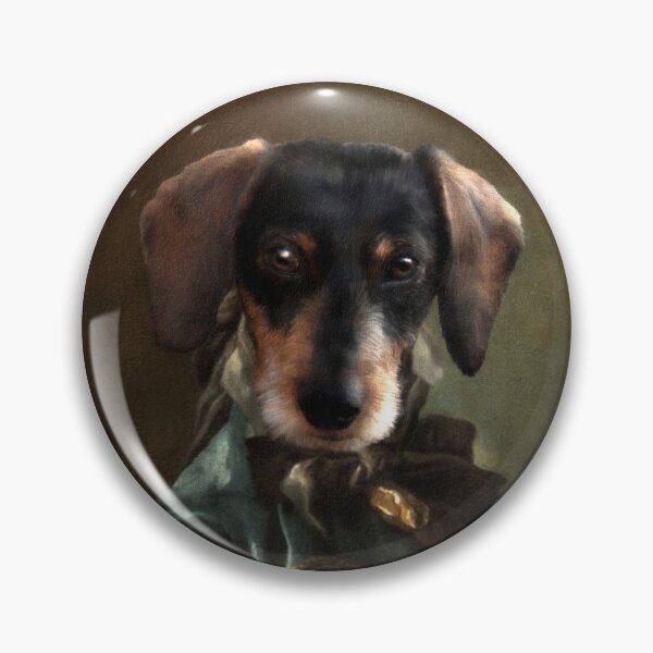 Item preview, Dachshund in barok style designed and sold by Babette van den Berg/ Bab'sArtCreations.
