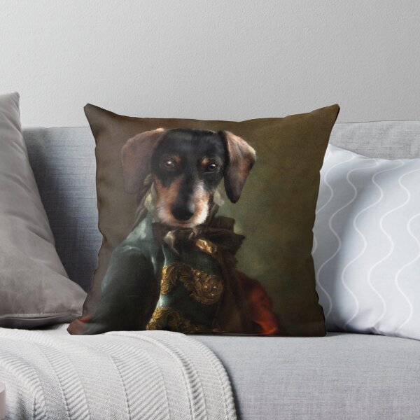 Funny Doxie Gifts Anatomy of A Dachshund Dog Throw Pillow Multicolor 18x18 Funny Doxie Gifts Anatomy of A Dachshund Dog Throw Pillow Multicolor 18x18