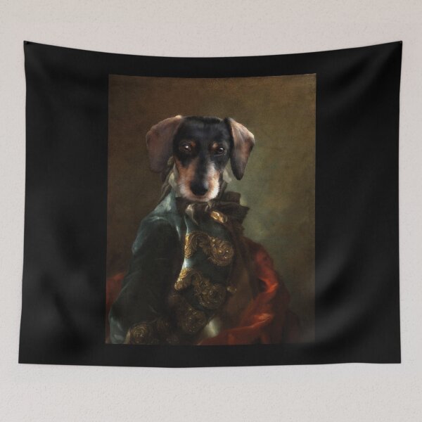 Item preview, Dachshund in barok style designed and sold by Babette van den Berg/ Bab'sArtCreations.