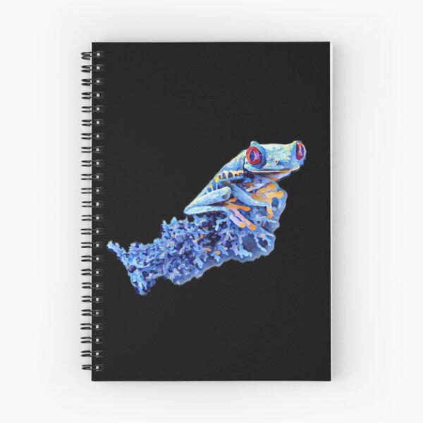 Artikelvorschau, Sommer Blue Frog Reptile auf dem Baum Aquarell digitale Kunst entworfen und verkauft von conceptDVS.