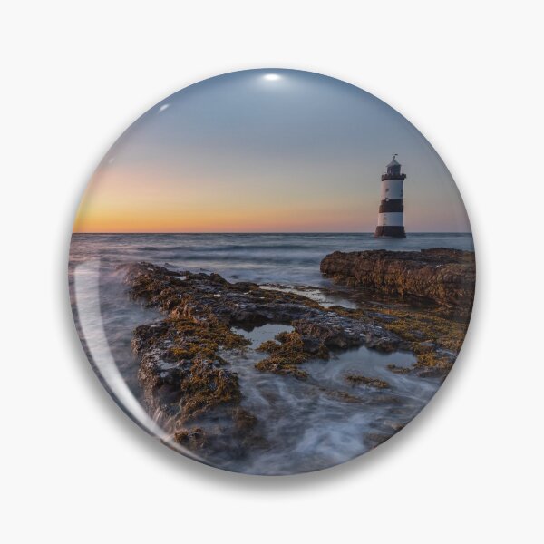 Item preview, Penmon Point glowing sunset in Wales designed and sold by iaintall.