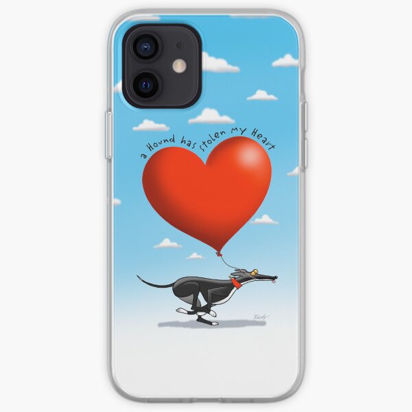 Stolen Heart - black hound iPhone Soft Case