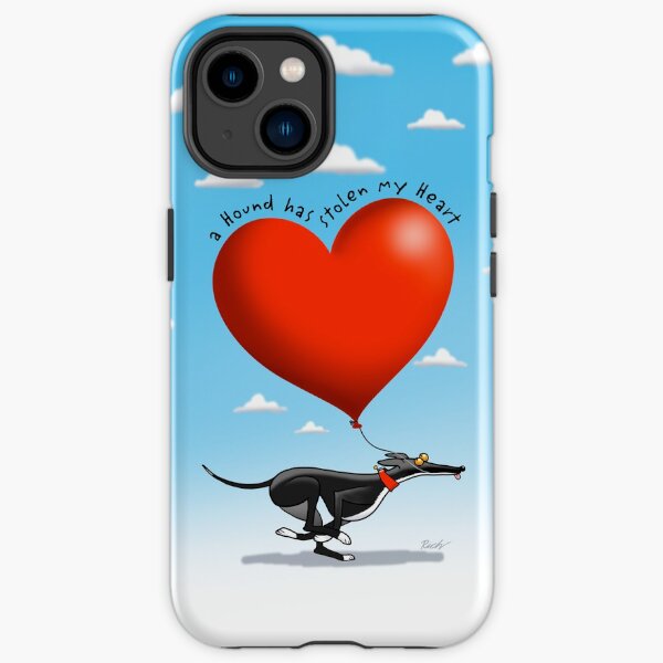 Stolen Heart - black hound iPhone Tough Case
