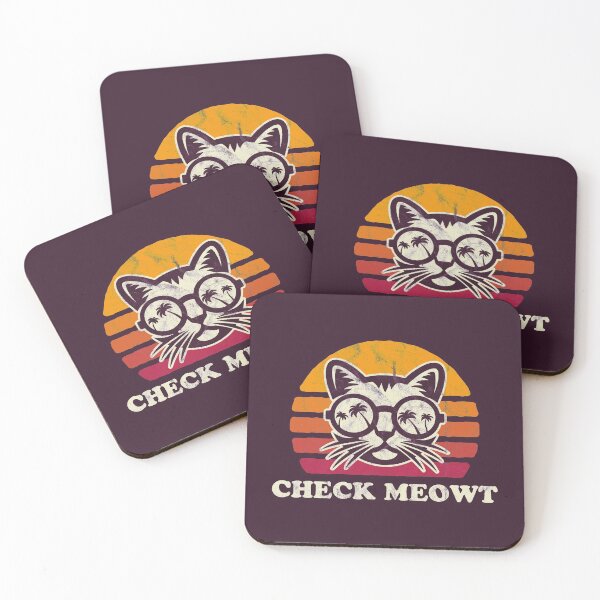 Item preview, Check Meowt designed and sold by ThirdCultureKidDesigns.