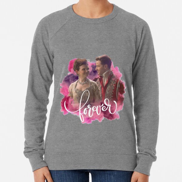 Once Upon A Time: Snow White & Prince Charming (Snowing), Forever Lightweight Sweatshirt