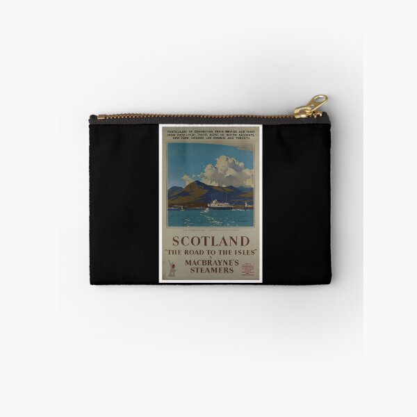 Item preview, Scotland The Route to the Isles vintage travel poster designed and sold by stickart-marek.