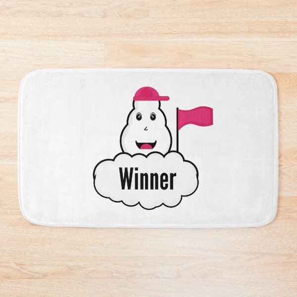 Item preview, Winner success snowman cloud flag designed and sold by Illutino.