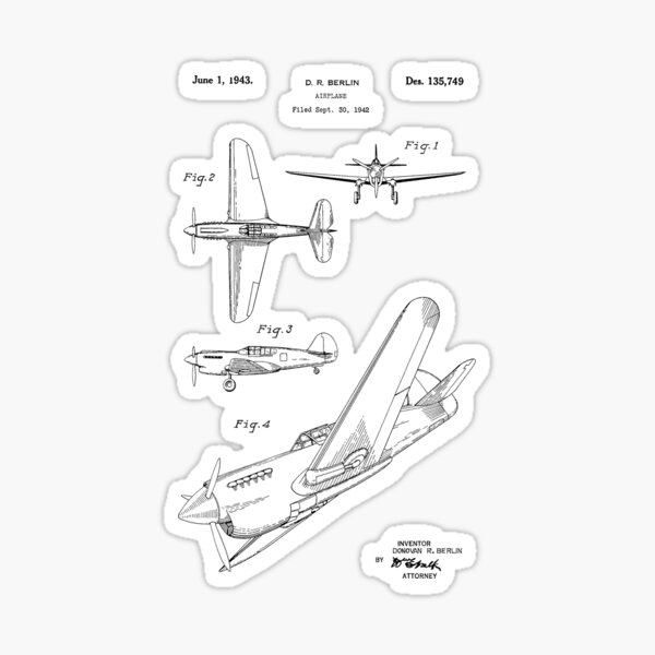 Item preview,  Airplane Patent 1942 designed and sold by chris2766.