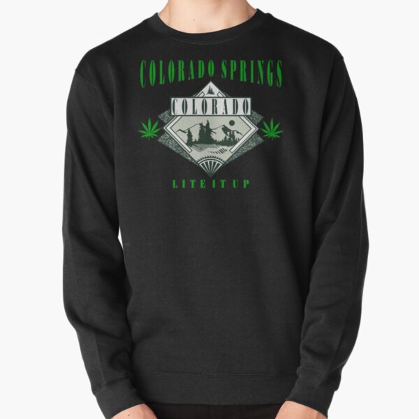 Cannabis Colorado Springs "Lite It Up" Pullover Sweatshirt