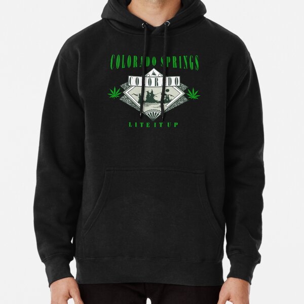 Cannabis Colorado Springs "Lite It Up" Pullover Hoodie