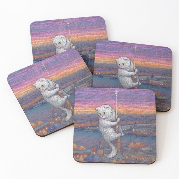 Item preview, The curious cat designed and sold by illustore.