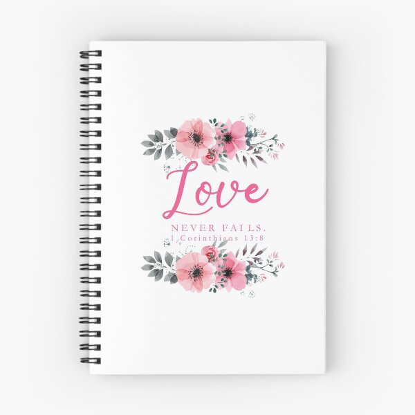 Item preview, Love Never Fails Floral - pink designed and sold by Yesido.