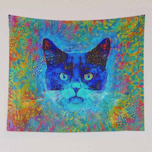Item preview, Cat Abstraction designed and sold by blackhalt.