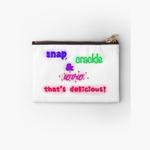 Item preview, snap, crackle and wow that's delicious! designed and sold by beehappycreates.