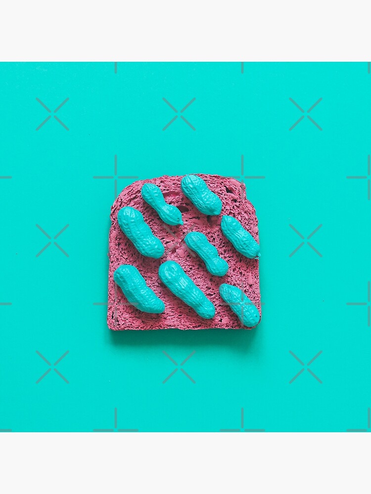 Pink bread with peanuts by KatyaHavok