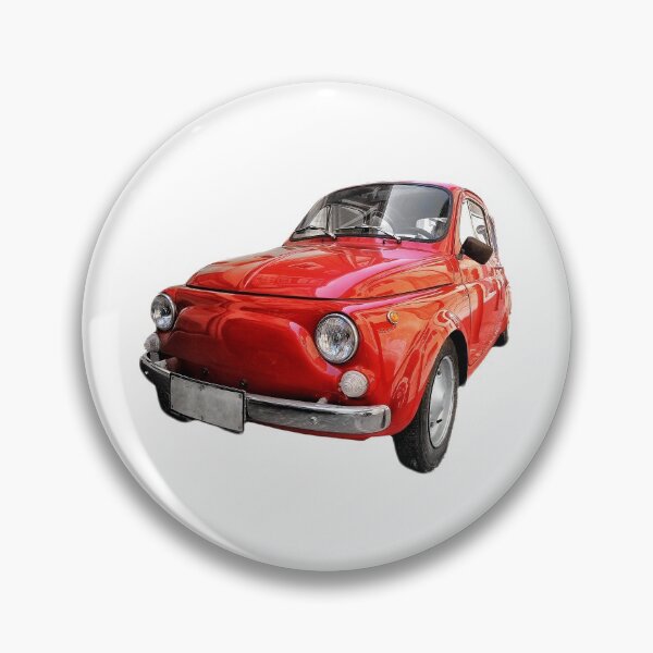 Item preview, Fiat 500 red old timer car  designed and sold by yumania.