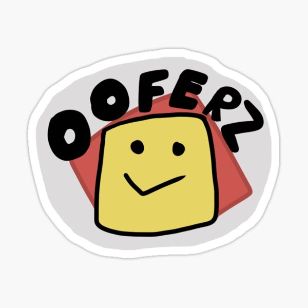 Super Betty Roblox Sticker By Rhecko Redbubble - roblox meme decals working