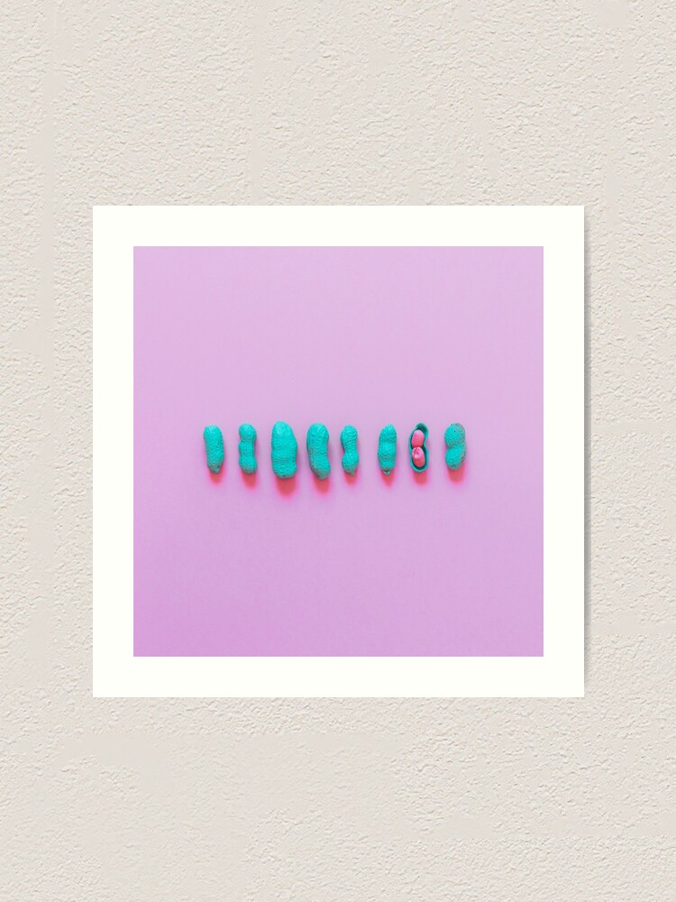 Alternate view of Blue peanuts Art Print