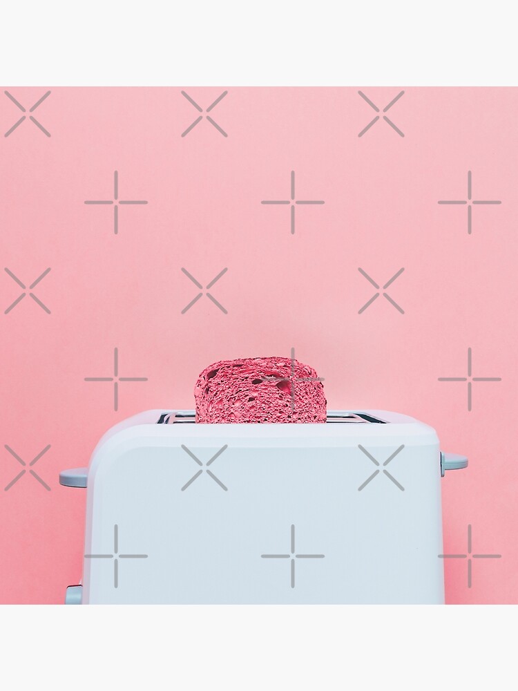 Pink toast in toaster by KatyaHavok