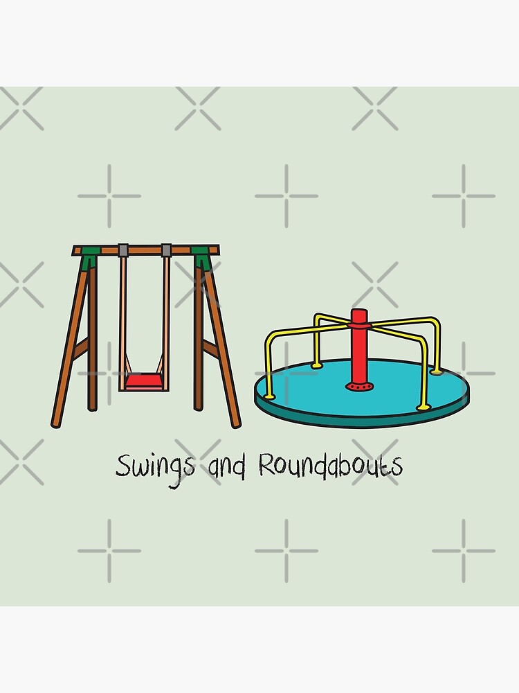 "Swings and Roundabouts" Poster by DanandDee Redbubble