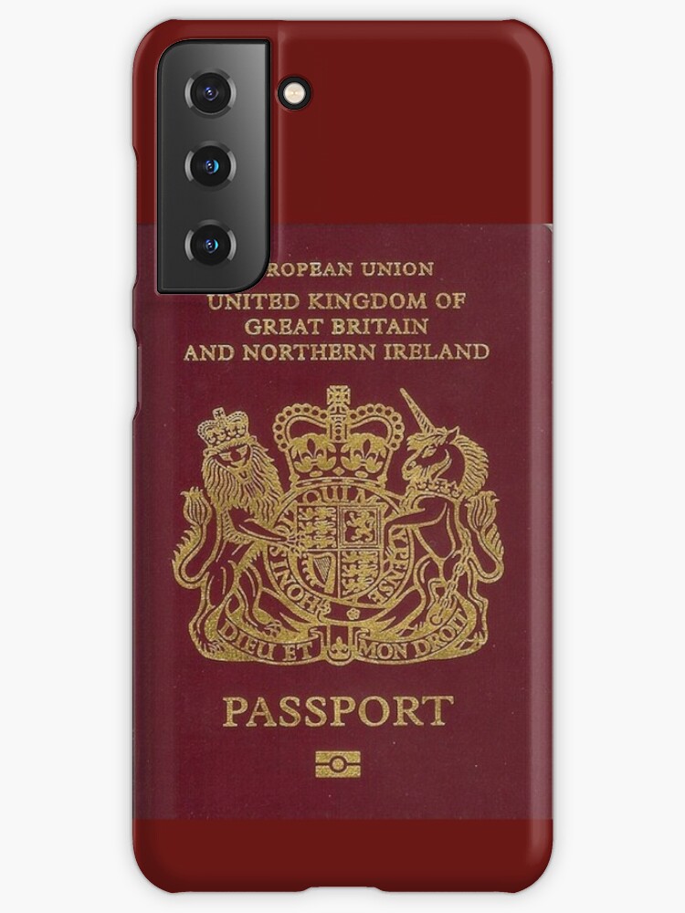 British Biometric Burgundy Passport