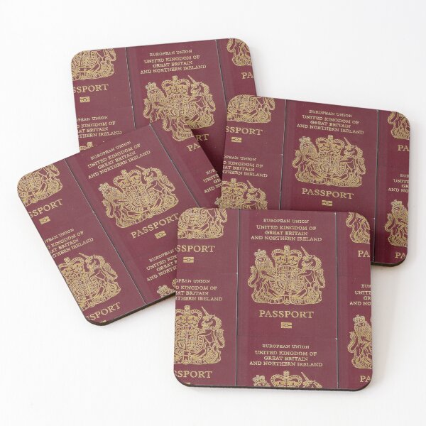 Item preview, British Biometric Burgundy Passport designed and sold by newtree.