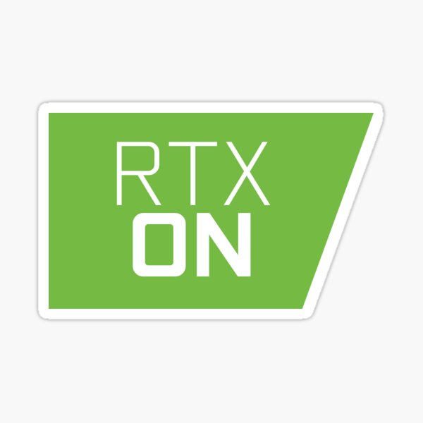 RTX ENCENDIDO Pegatina