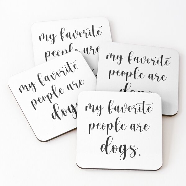 Item preview, my favorite people are dogs designed and sold by Suhy.